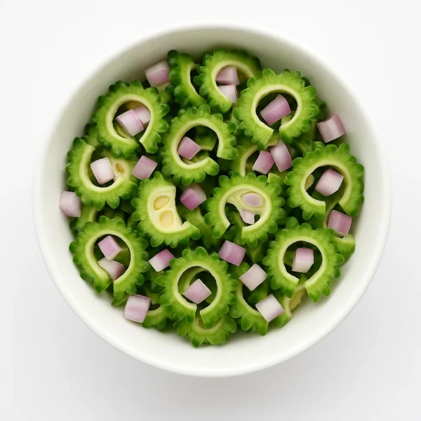 Pavakka (Bitter Gourd) Theeyal Cut