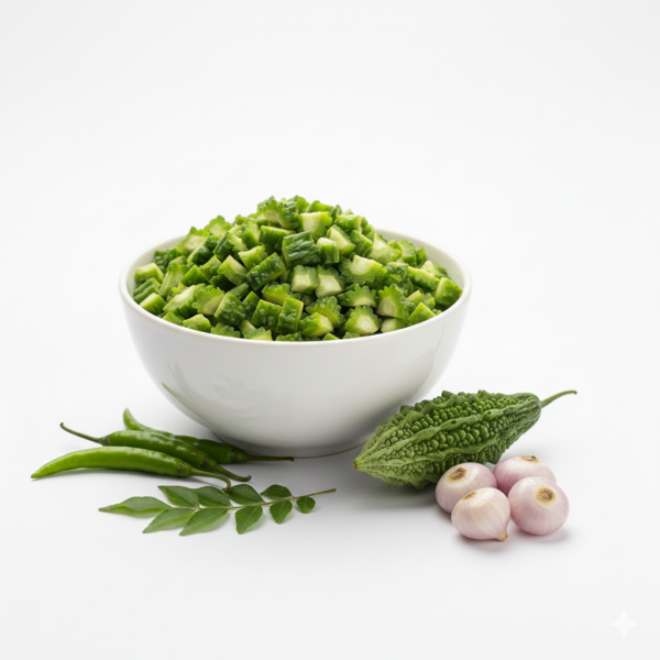 Pavakka (Bitter Gourd) Theeyal Cut 300g