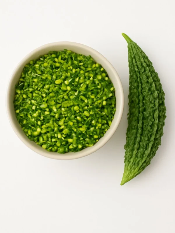 Pavakka (Bitter gourd) Thoran Cut