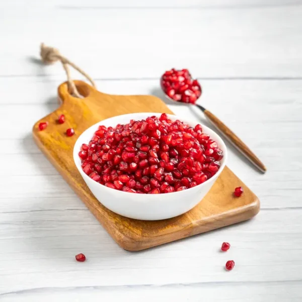 Pomegranate peeled