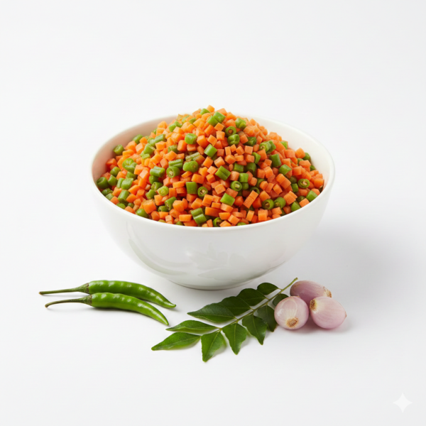 Carrot & Beans Thoran Cut 300g